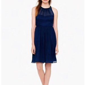 J. Crew Silk Chiffon Dress, Size 2